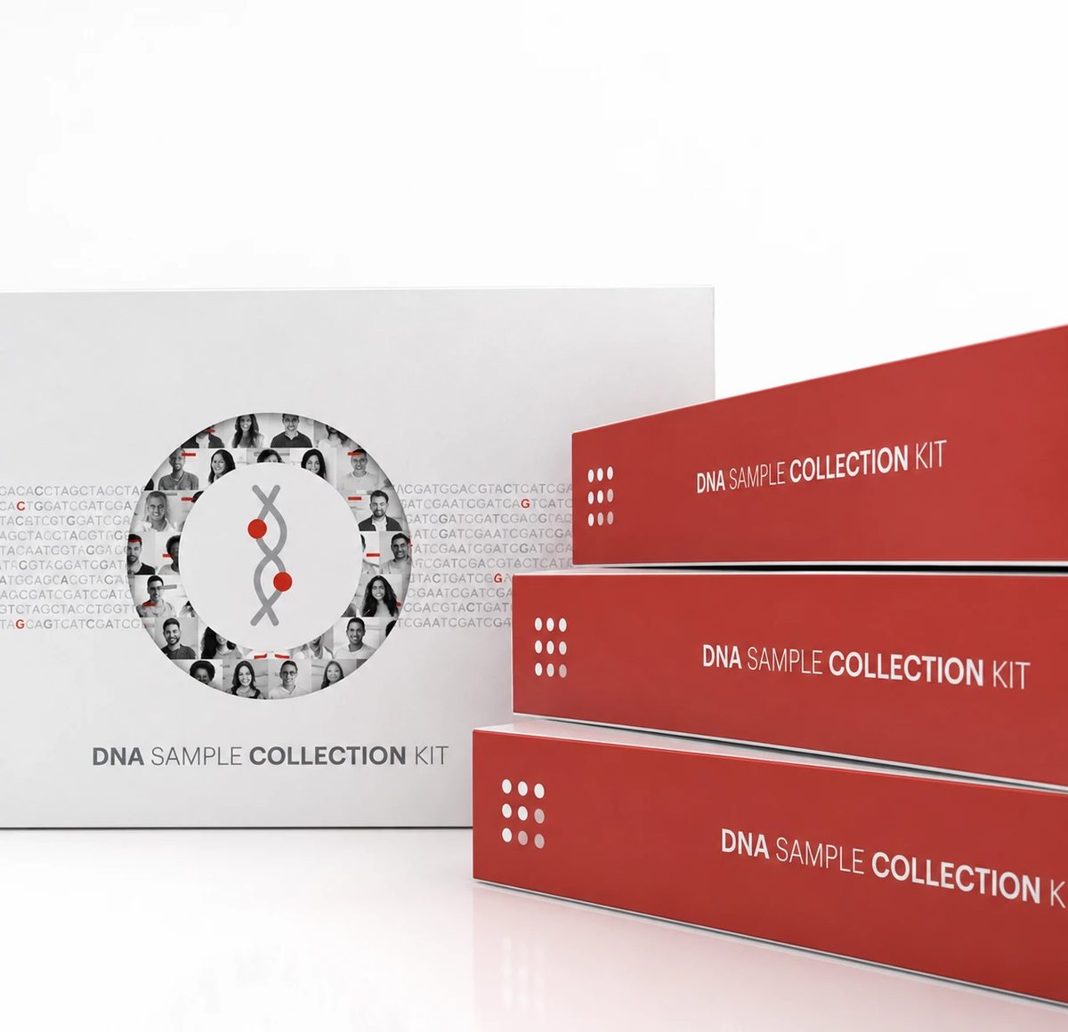 DNA sample collection kits used to match hair restoration treatment to your genetics